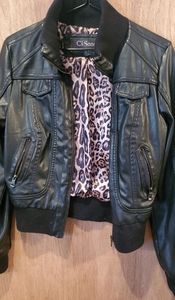 Ci Sono by Cavalini Faux Leather Jacket
